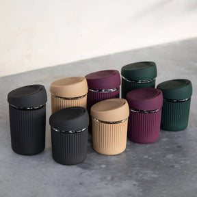 Seed and Sprout CoSeed and Sprout Glass and Silicone Coffee Cup 8oz same day gift delivery melbourne