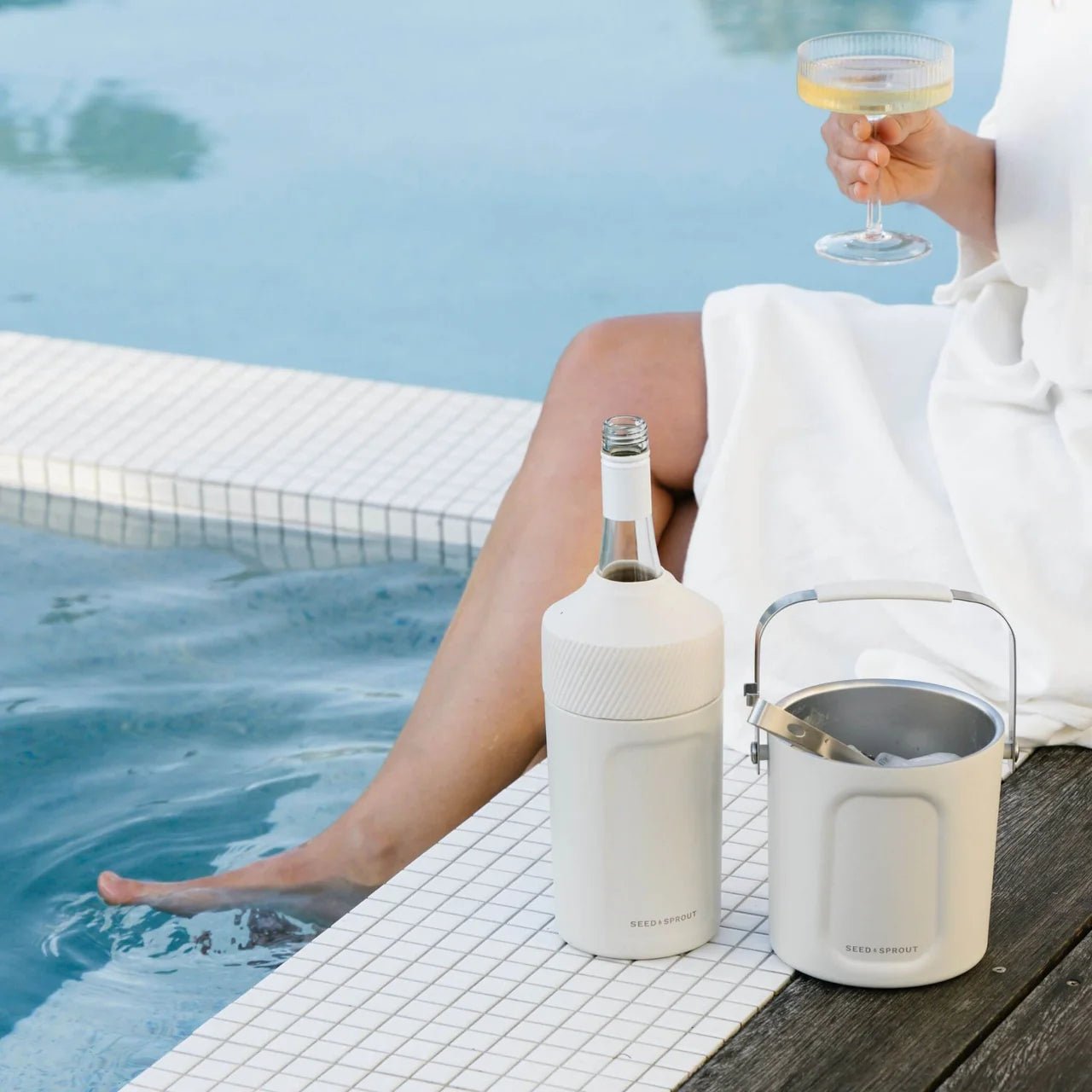 Seed and Sprout CoSeed and Sprout Insulated Ice Bucket | Mushroom | Picnic Accessories same day gift delivery melbourne