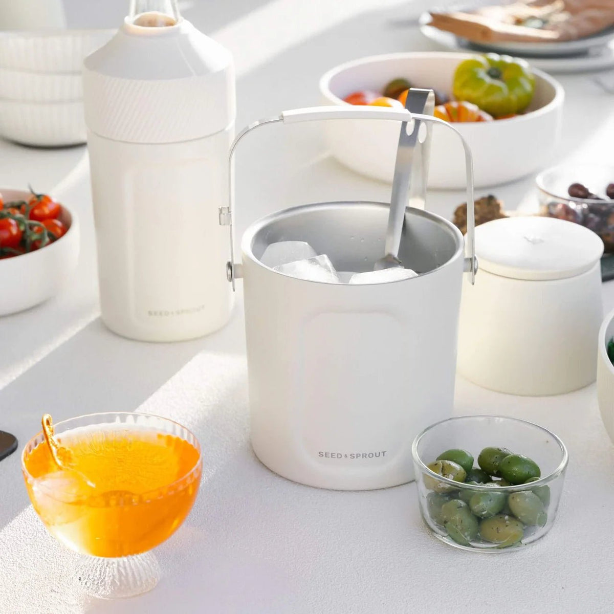 Seed and Sprout CoSeed and Sprout Insulated Ice Bucket | Mushroom | Picnic Accessories same day gift delivery melbourne