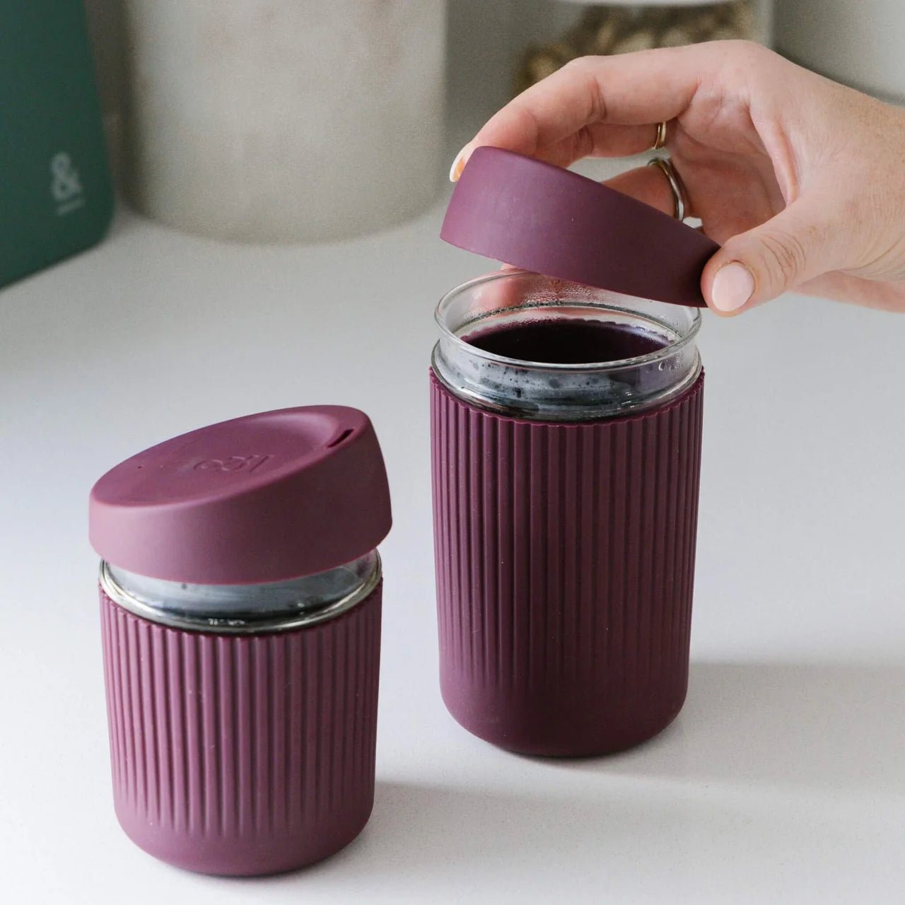 Seed and Sprout CoSeed and Sprout Reusable Glass Coffee Cup | 12oz same day gift delivery melbourne