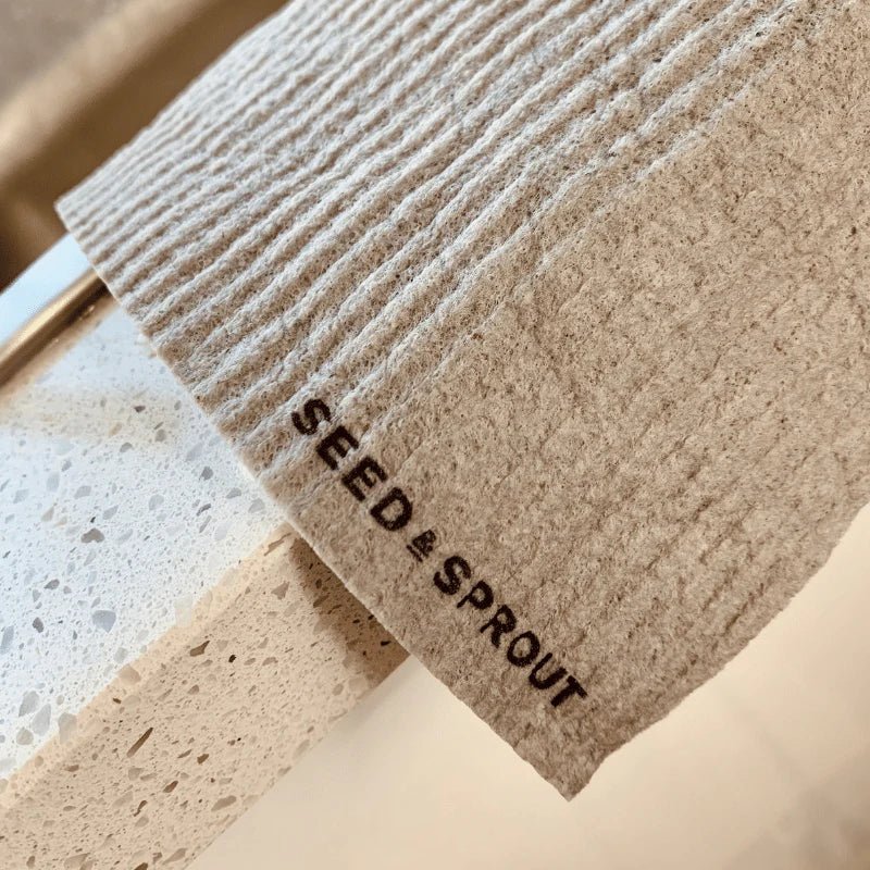 Seed and Sprout CoSeed & Sprout Cellulose Sponge Dish Cloth - 4pk same day gift delivery melbourne