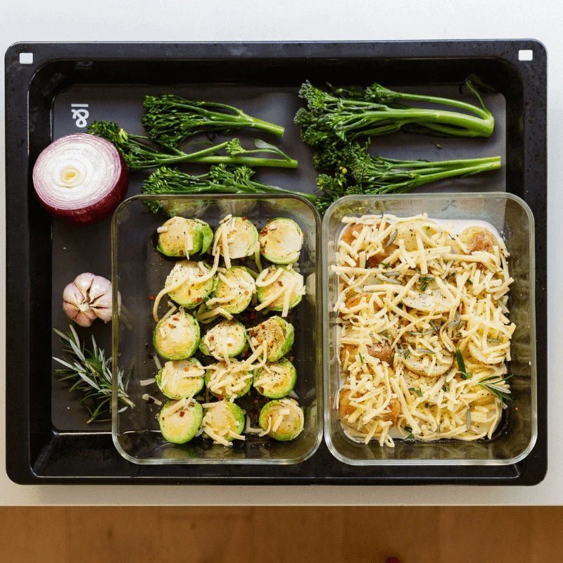 Seed and Sprout CoSeed & Sprout Glass Food Containers - Rectangle 2pk same day gift delivery melbourne