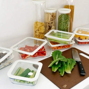 Seed and Sprout CoSeed & Sprout Glass Food Containers - Rectangle 2pk same day gift delivery melbourne