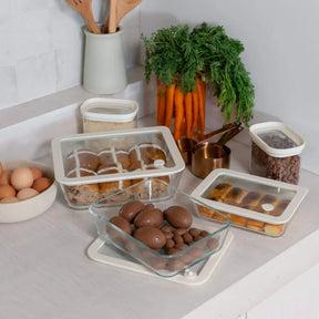 Seed and Sprout CoSeed & Sprout Glass Food Containers - Rectangle Mixed 3pk same day gift delivery melbourne