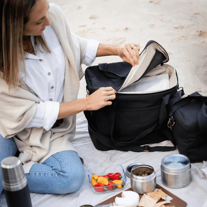 Seed and Sprout CoSeed & Sprout Insulated Cooler Bags - Olive & Charcoal same day gift delivery melbourne