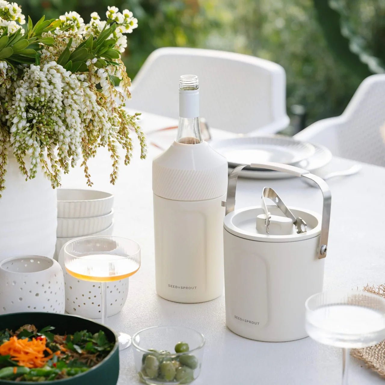 Seed and Sprout CoSeed & Sprout Insulated Wine Cooler | Mushroom same day gift delivery melbourne