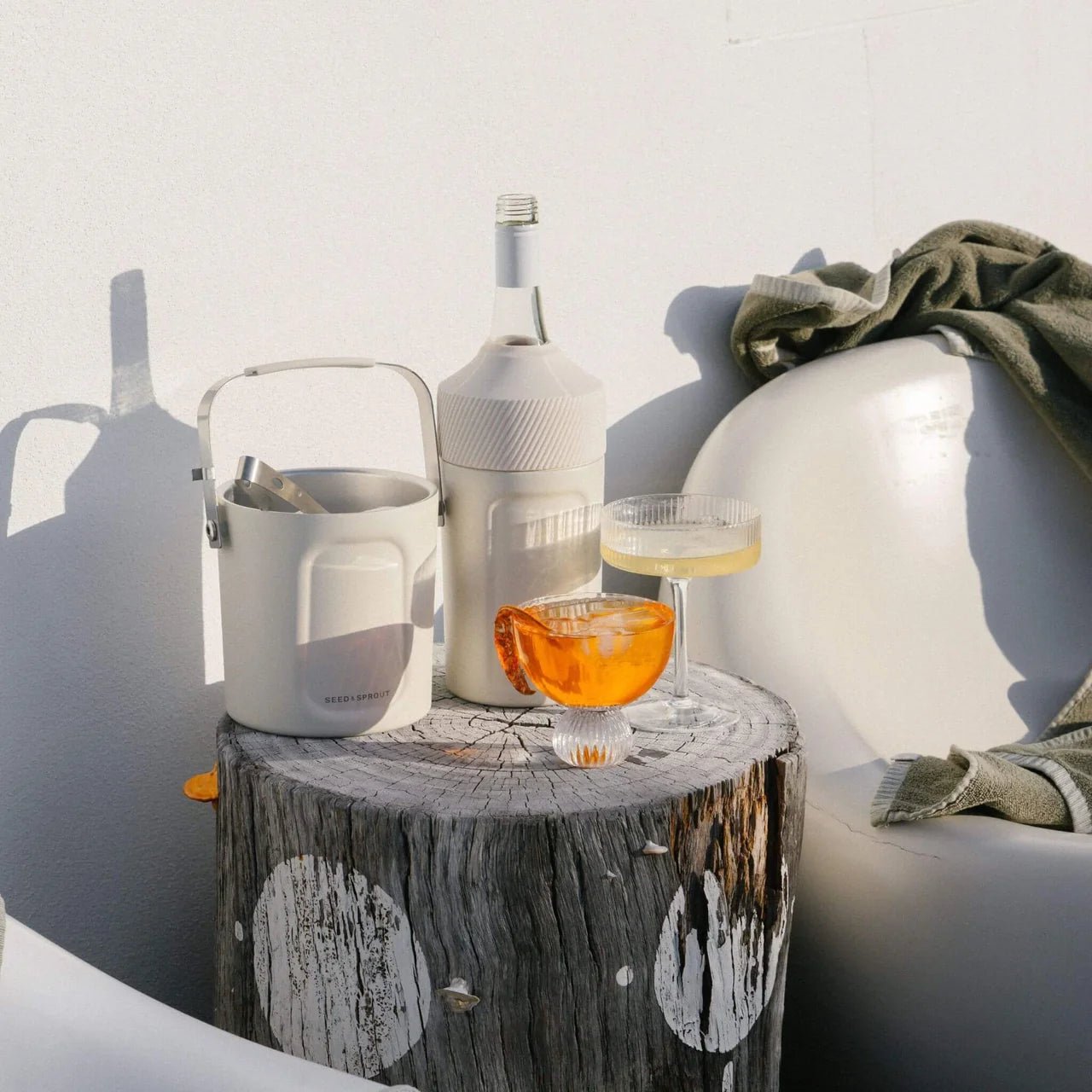Seed and Sprout CoSeed & Sprout Insulated Wine Cooler | Mushroom same day gift delivery melbourne