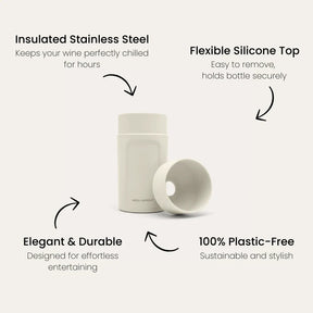 Seed and Sprout CoSeed & Sprout Insulated Wine Cooler | Mushroom same day gift delivery melbourne