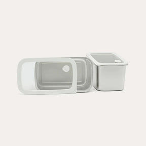 Seed and Sprout CoSeed & Sprout Rectangle Stainless Steel and Glass Containers | 2pk same day gift delivery melbourne