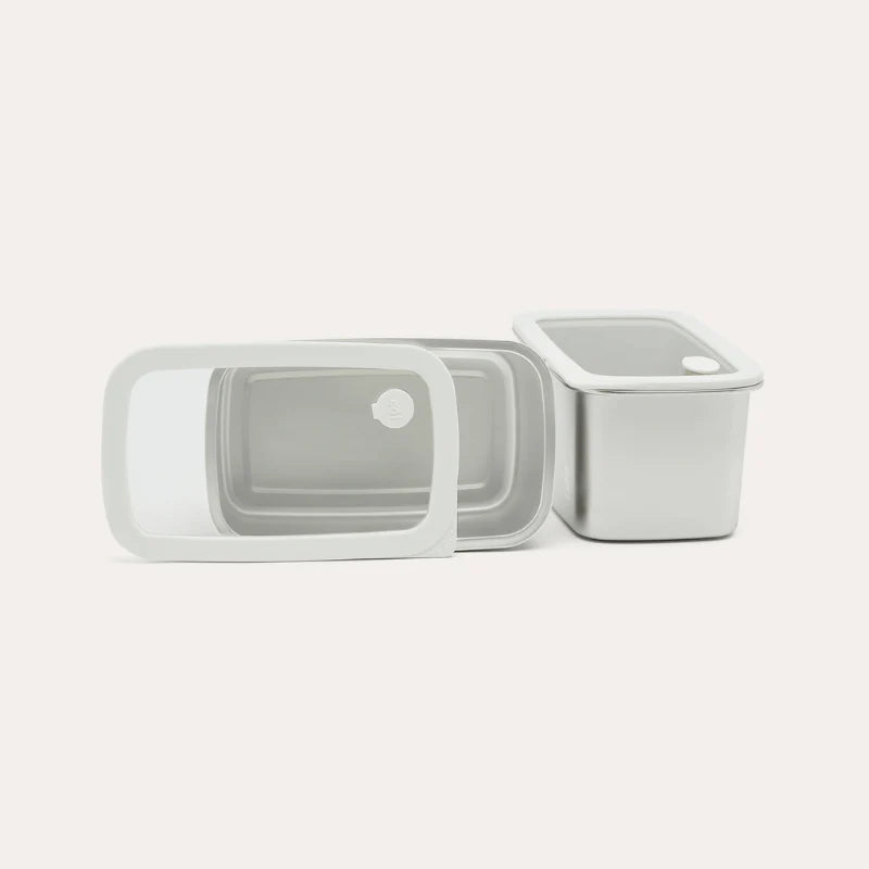 Seed and Sprout CoSeed & Sprout Rectangle Stainless Steel and Glass Containers | 2pk same day gift delivery melbourne
