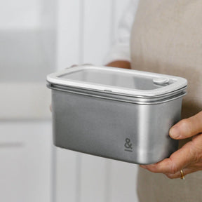 Seed and Sprout CoSeed & Sprout Rectangle Stainless Steel and Glass Containers | 2pk same day gift delivery melbourne