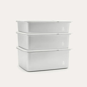 Seed and Sprout CoSeed & Sprout Rectangle Stainless Steel and Glass Containers | 3pk same day gift delivery melbourne