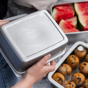 Seed and Sprout CoSeed & Sprout Rectangle Stainless Steel and Glass Containers | 3pk same day gift delivery melbourne