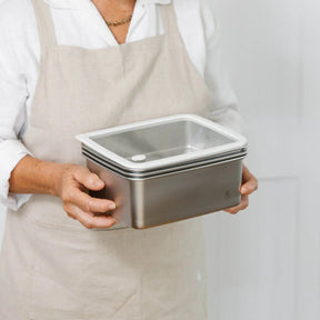 Seed and Sprout CoSeed & Sprout Rectangle Stainless Steel and Glass Containers | 3pk same day gift delivery melbourne