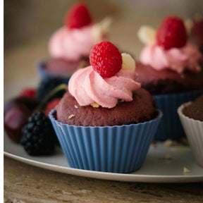 Seed & Sprout Small Silicone Muffin Cups - Rain - Set of 6