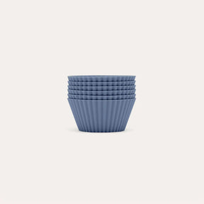 Seed & Sprout Small Silicone Muffin Cups - Rain - Set of 6