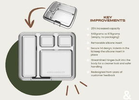 Seed and Sprout CoSeed & Sprout Stainless Steel CrunchBox™ 2.0 Lunch Box same day gift delivery melbourne