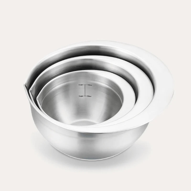 Seed and Sprout CoSeed & Sprout Stainless Steel Easy Pour Mixing Bowl Set same day gift delivery melbourne