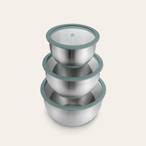 Seed and Sprout CoSeed & Sprout Stainless Steel Mixing Bowls | 3pk same day gift delivery melbourne
