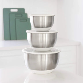 Seed and Sprout CoSeed & Sprout Stainless Steel Mixing Bowls | 3pk same day gift delivery melbourne