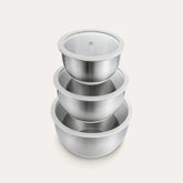 Seed and Sprout CoSeed & Sprout Stainless Steel Mixing Bowls | 3pk same day gift delivery melbourne