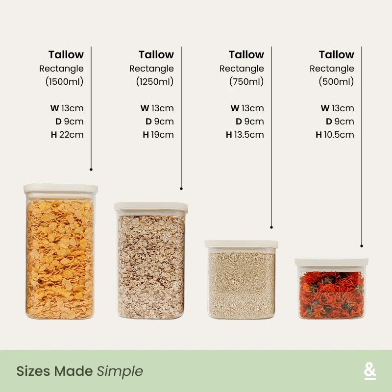 Seed & Sprout Tallow Pantry Bundle ( 8pc) Oatmeal