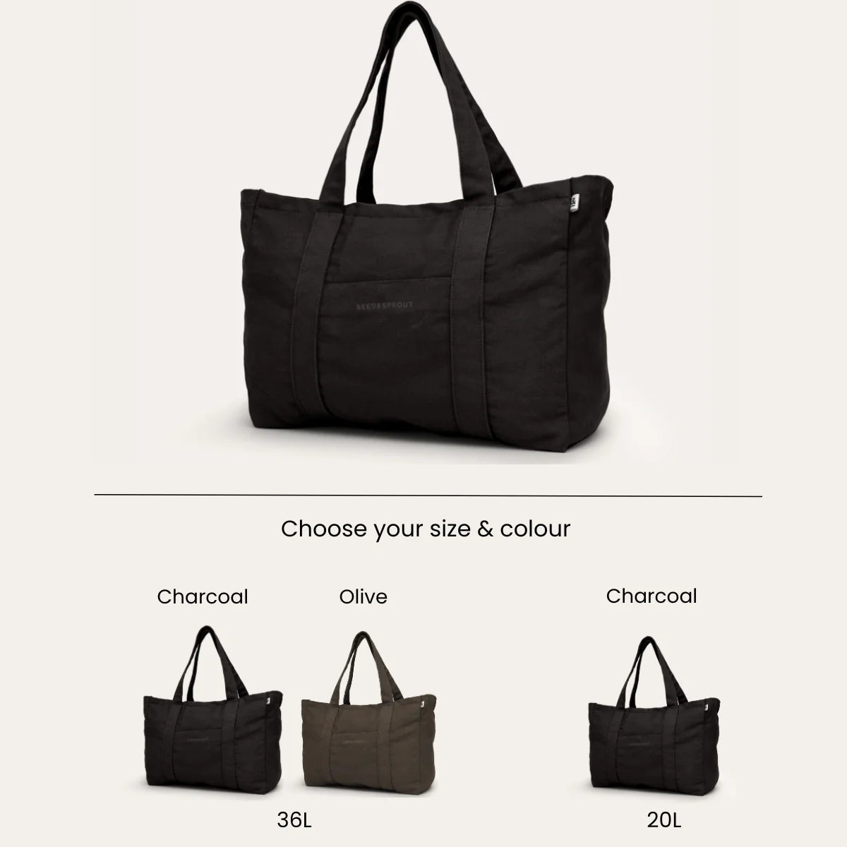 Seed and Sprout CoSeed & Sprout Travel Tote Bag same day gift delivery melbourne