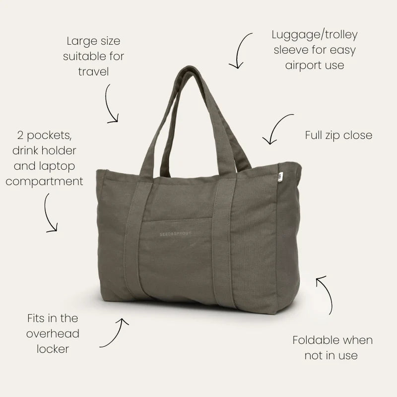 Seed and Sprout CoSeed & Sprout Travel Tote Bag same day gift delivery melbourne