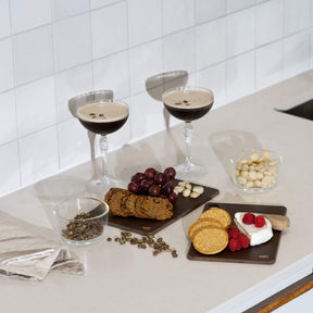 Seed & Sprout Mini Chopping Boards Kitchen Counter Grazing Platter Setup.