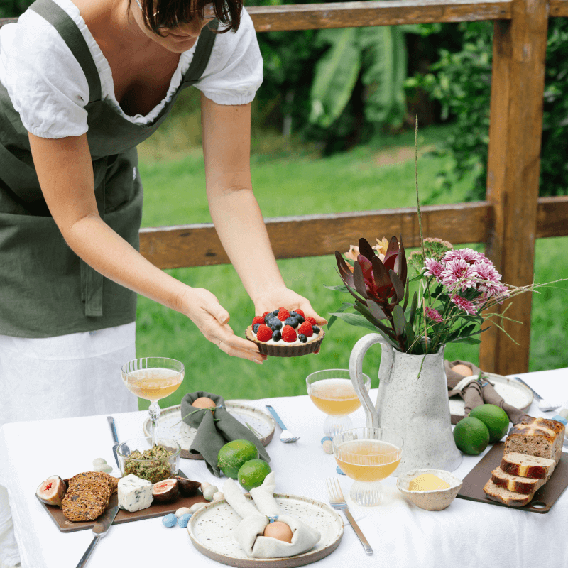 Seed & Sprout Mini Chopping Boards Outdoor Spring Gathering and Brunch Styling.