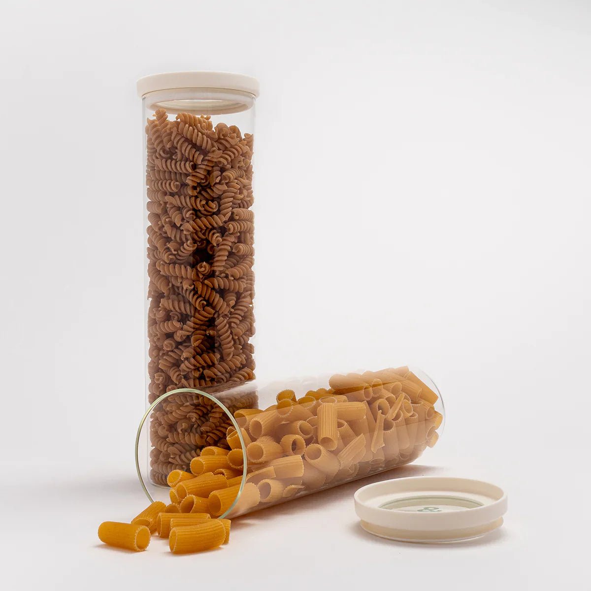 Seed and Sprout Glass Pantry Jars 2000ml in Oat Milk 