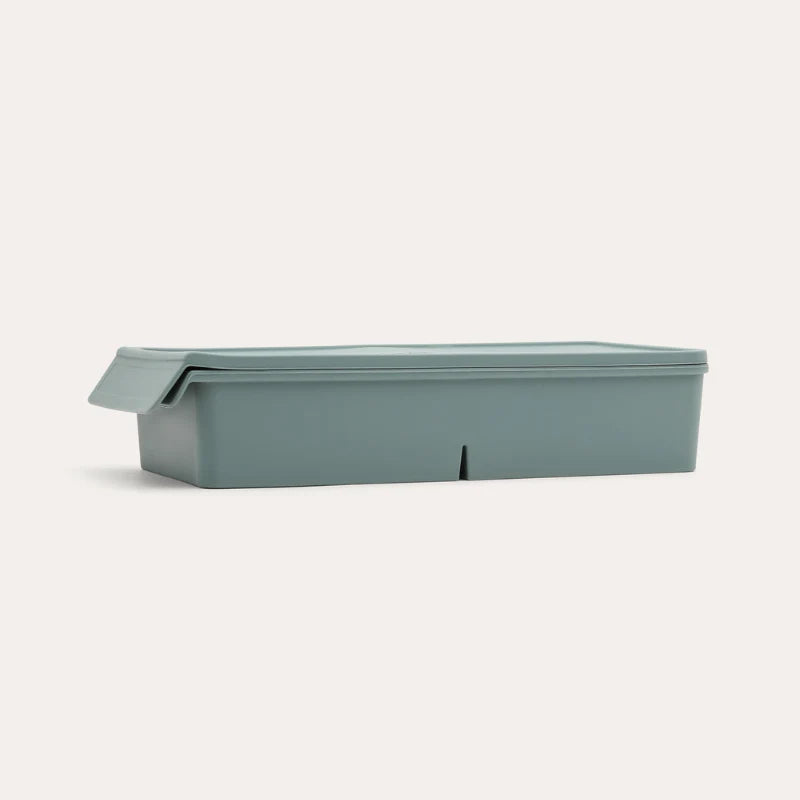Seed & Sprout 2 Portion Silicone Freezer Tray in Eucalyptus.