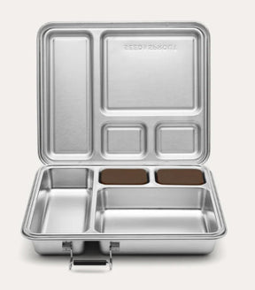 Seed & Sprout 2 Pot Set for CrunchBox™ 2.0 Lunch Box in praline.