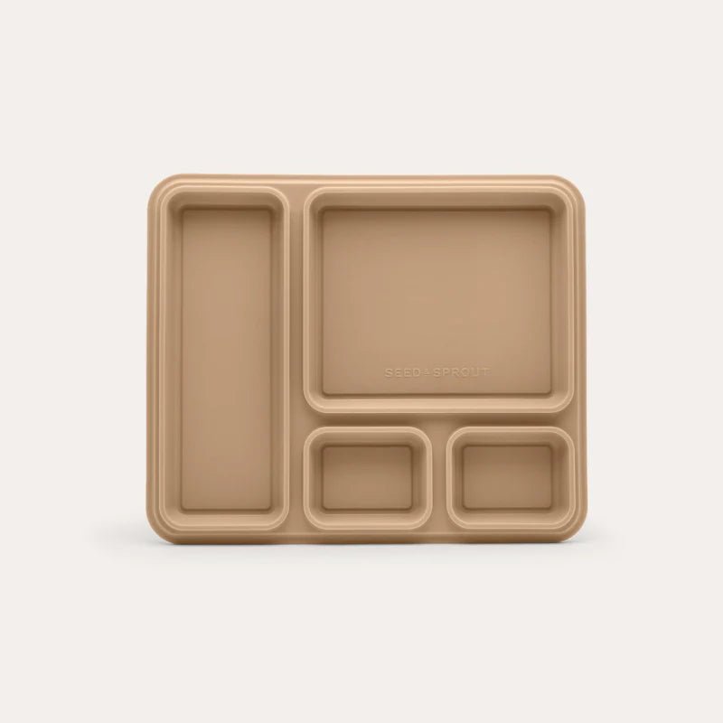 Seed & Sprout CrunchBox™ 2.0 Lunch Box Silicone Leak Resistant Seal in Praline.