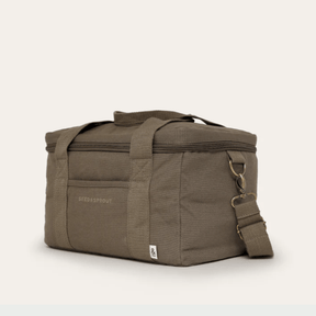 Seed & Sprout insulated cooler bags in olive.