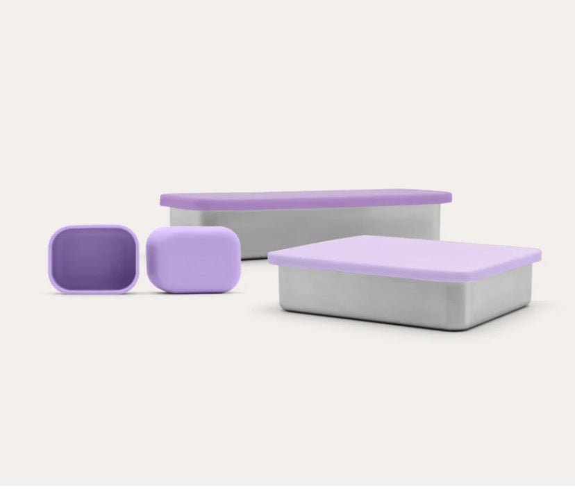Seed & Sprout Large Pots & Dividers for CrunchBox 2.0 in Lilac.