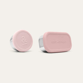 Seed & Sprout Leak-Proof 2 Pot Set in Peony.
