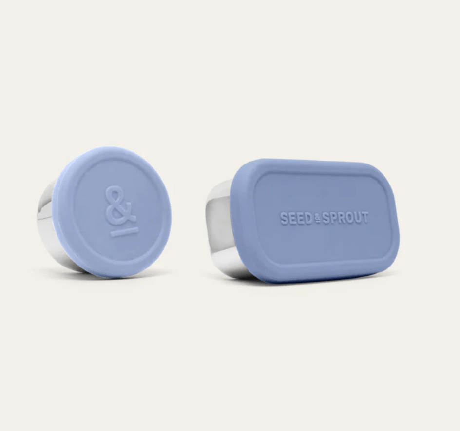 Seed & Sprout Leak-Proof 2 Pot Set in Indigo
