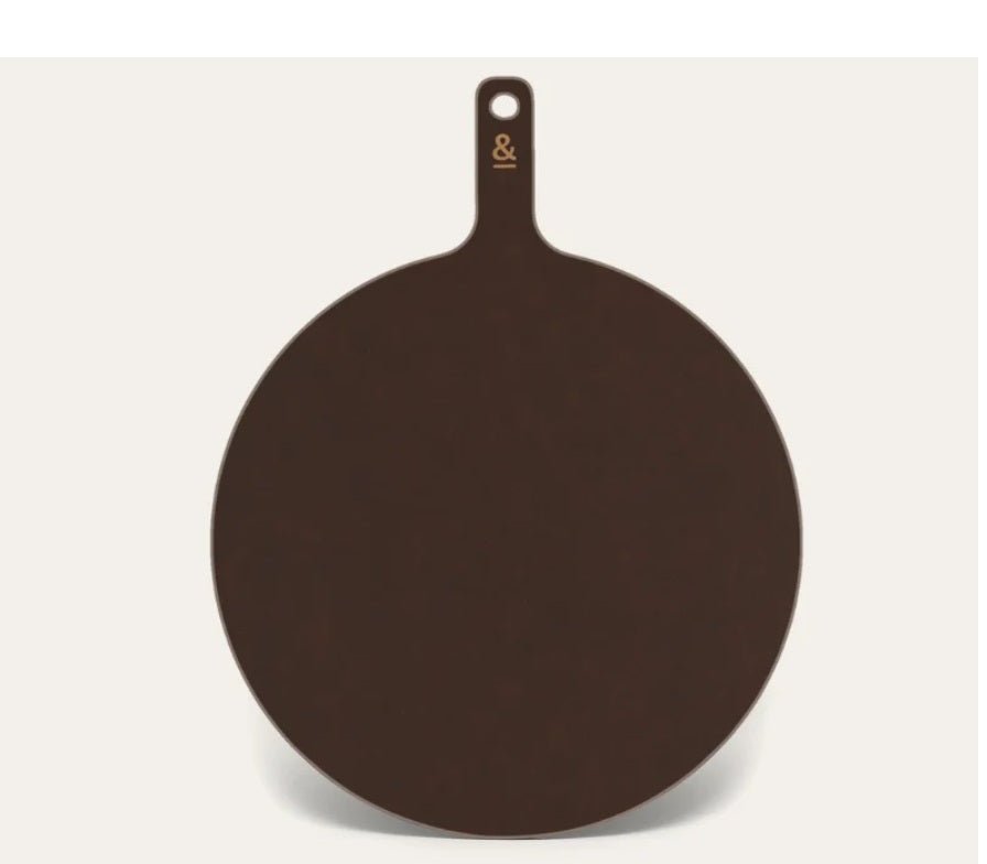 Seed & Sprout Limited Edition Round Wood Fibre Chopping Board in Nutmeg.