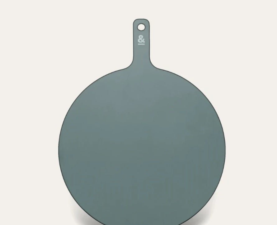 Seed & Sprout Limited Edition Round Wood Fibre Chopping Board in Eucalyptus.