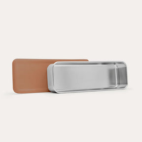 Seed & Sprout Rectangle Snack Pots for CrunchBox™ 2.0 Lunch Box in Praline.