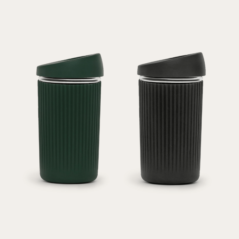 Seed & SproutReusable Glass Coffee Cup | 12oz same day gift delivery melbourne