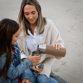 Seed & SproutSeed and Sprout Durable 900ml Insulated Stainless Steel Drink Flask with Tea Infuser and Cup Lid same day gift delivery melbourne