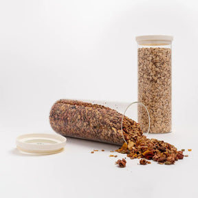 Seed & SproutSeed and Sprout Wategos Round Glass Pantry Jars | Oat Milk same day gift delivery melbourne