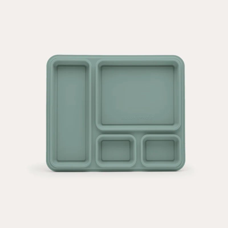 Seed & Sprout CrunchBox™ 2.0 Lunch Box Silicone Leak Resistant Seal in Eucalyptus.