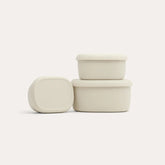 Seed & Sprout Silicone Nesting Containers 3pk in Mushroom.