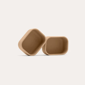 Seed & Sprout Silicone Snack Pot Dividers for CrunchBox 2.0 in Praline.