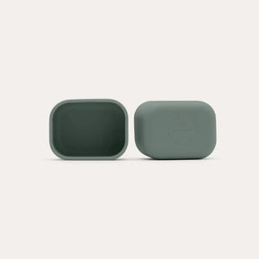 Seed & Sprout Silicone Snack Pot Dividers for CrunchBox 2.0 in Eucalyptus.