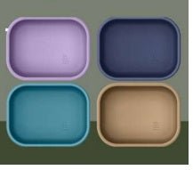 Seed & Sprout Silicone Snack Pot Dividers for CrunchBox 2.0 in various color options.