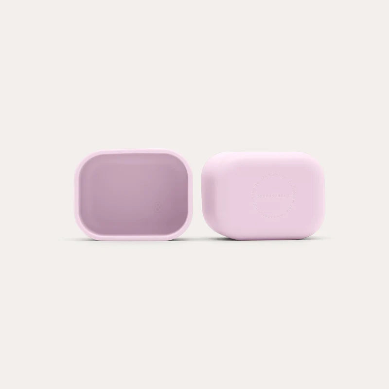 Seed & Sprout Silicone Snack Pot Dividers for CrunchBox 2.0 in Peony.